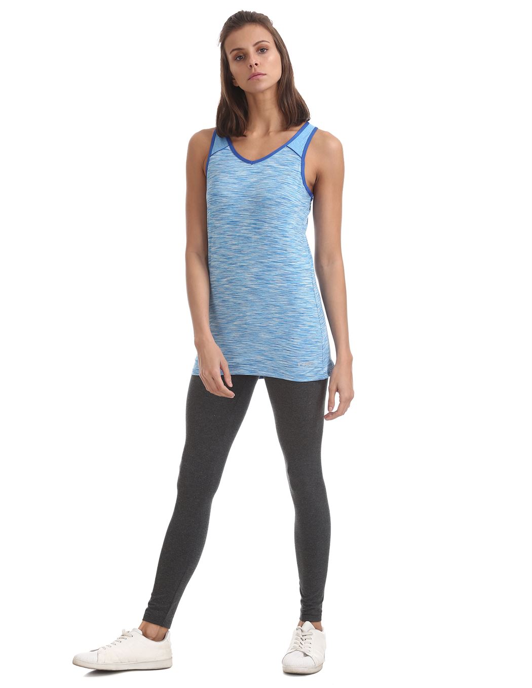U.S. Polo Assn. Women Blue Casual Wear Top